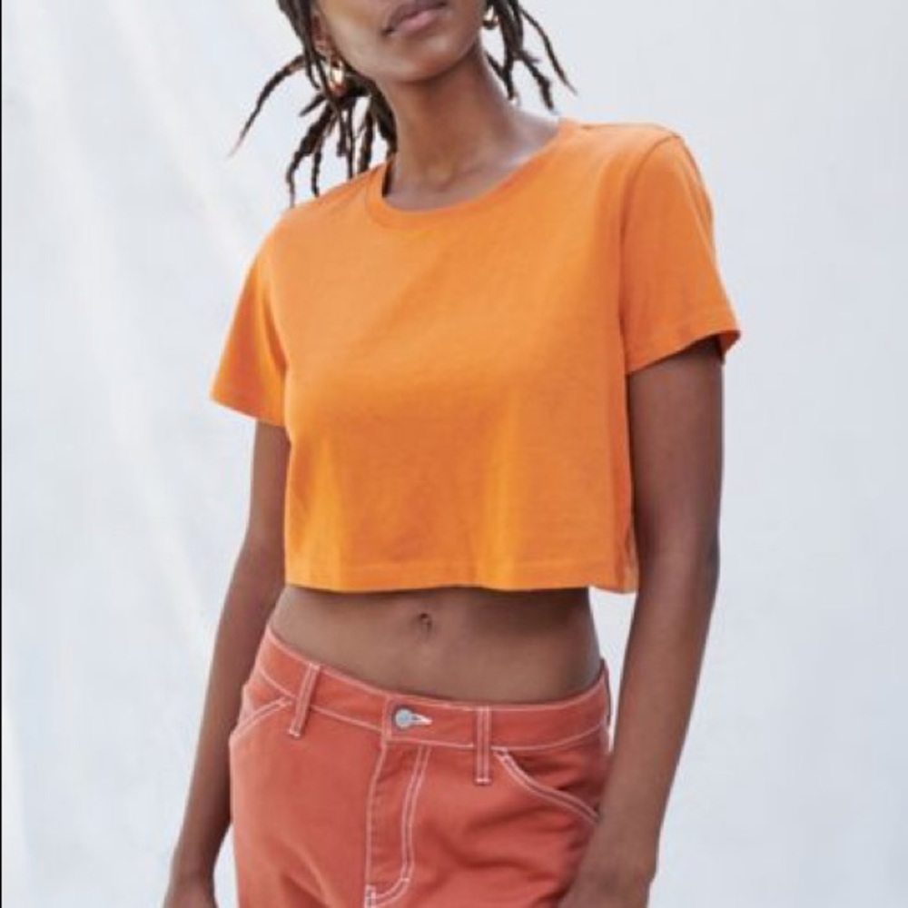 Brand New Out From Under Cropped Burnout Tee